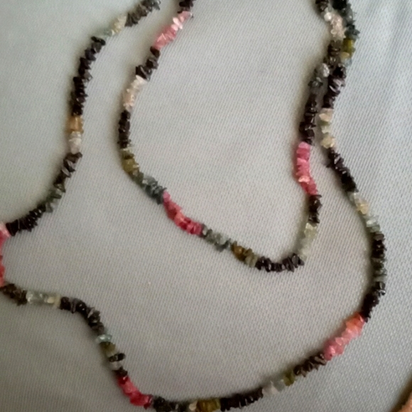 Jewelry - WATERMELON TOURMALINE ENDLESS NECKLACE
